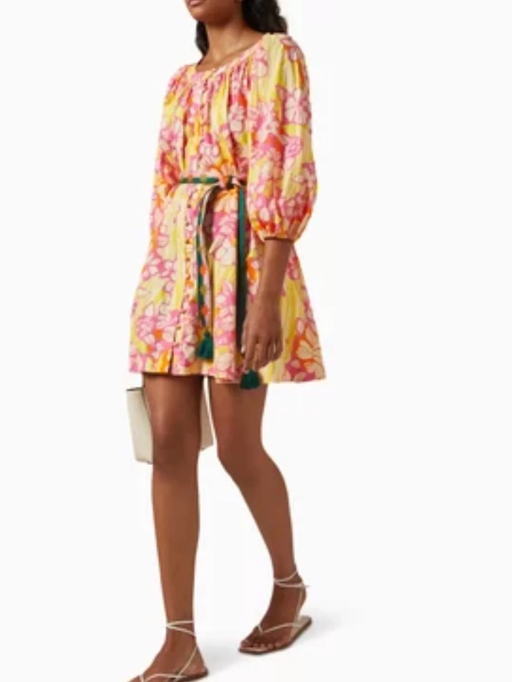 Alemais Fenella Mini Dress in Cotton